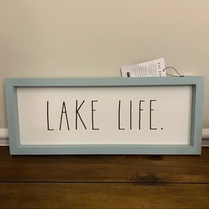 LAKE LIFE Rae Dunn sign